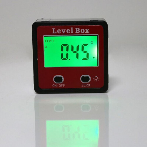 Digital Inclinometer Spirit Level Protractor Angle Gauge Meter Bevel Level Box 1