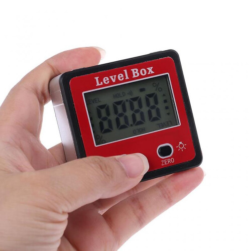 Digital Inclinometer Spirit Level Protractor Angle Gauge Meter Bevel Level Box 2