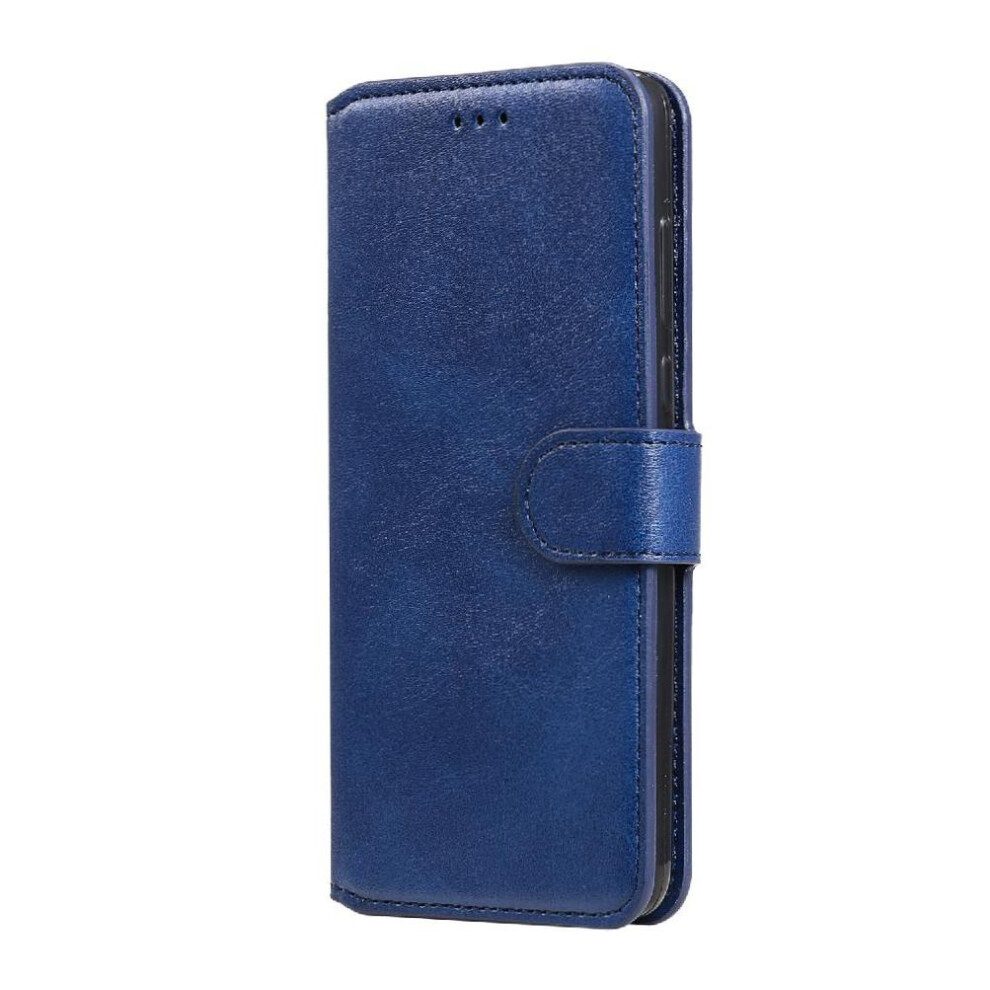(Blue) Flip Case For Oppo A74 5G Flip Cover Card Slots Magnetic Closure Precise Cutouts Blue 764563660490
