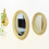 Rattan Hanging Wall Mirror Innovative Art Decor Oval Dressing Makeup Mirrors 5