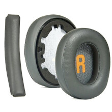 (Dark gray) Replacement Ear Pads Headband Cushion for JR460NC JR460 NC Headphone Earpads