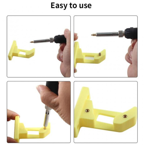 (EU) Easy to Install ABS+Metal Nut Soldering Iron Tip for Electronic Repairs 1