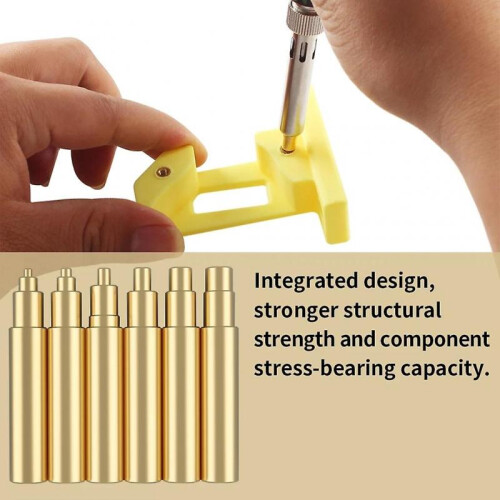 (EU) Easy to Install ABS+Metal Nut Soldering Iron Tip for Electronic Repairs 2