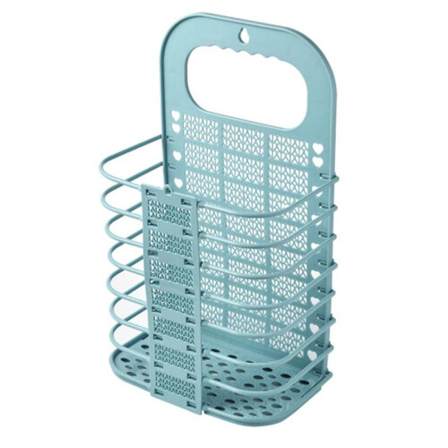 Wall Mounted Foldable Laundry Basket Dirty Clothes Storage Organizer