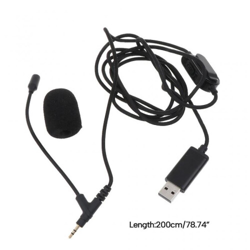 USB Lavalier Lapel Clip-on Omnidirectional Computer Microphone for Computer 2