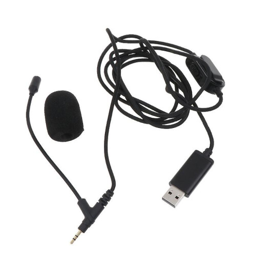 USB Lavalier Lapel Clip-on Omnidirectional Computer Microphone for Computer