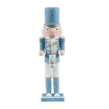 (A) Wood Blue Soldier Doll Tree Ornaments Wood Christmas Tree Decors Gift Pendants Indoor/ Outdoor Home Farmhouse Pieces