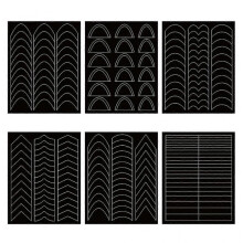French Manicure Nail Art Stickers Strips,Self-Adhesive Nail Sticker Tips for Manicure Decoration DIY Nail Art Tools