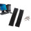 (Black) Sturdy 14cm Metal Fan Riser Adapter for PC Cases Optimize Cooling System for Smooth Operation 2