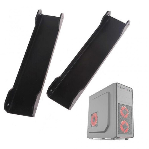 (Black) Sturdy 14cm Metal Fan Riser Adapter for PC Cases Optimize Cooling System for Smooth Operation 2