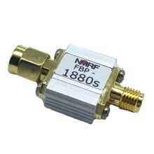 1880MHz SAW Bandpass Filter 1dB Passband 1850-1910MHz SMA-M SMA-F Interface