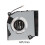 (GPU) New Notebook CPU Cooling Fans 3 pin GPU Radiator for Acer Predator Helios 300 2