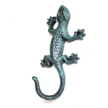 Retro House Lizard Garden Hook for Key Hanger Garden Decoration Rack Wall Door Decor