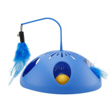Interactive for Cat Toys Hands Free Electric with Non-Toxic Feather