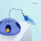 Interactive for Cat Toys Hands Free Electric with Non-Toxic Feather 5