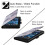 (Black White) Tablet Protective for Case For Amazon All-New Fire HD8 2018/17 PU Leather Auto S 4