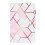 (Pink White) Tablet Protective for Case For Amazon All-New Fire HD8 2018/17 PU Leather Auto S 1