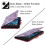 (Purple) Tablet Protective for Case For Amazon All-New Fire HD8 2018/17 PU Leather Auto S 3