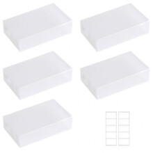 Plastic Desk Compartment Storage Container Antidust Stationery Jewelry Organizer