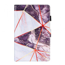 (Black White) Tablet Protective for Case For Amazon All-New Fire HD8 2018/17 PU Leather Auto S