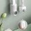 (Blue blue) Toothpaste Dispenser Wall Mount Automatic Toothpaste Squeezer Toothpaste Holder 3