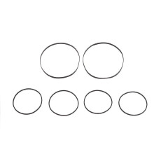 6Pcs Rubber Belt for Sharp GF-700 Radio Tape Recorder Transmission Accessory