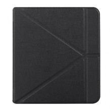 (Black) for Kobo Libra for H2O 7"Multiangle Origami Stand Protective Cover for w/Auto Sl