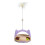 (Purple) Funny Kitten Toy Multifunctional Feather +Tracking Balls Base Spring Toy 1