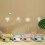 (Yellow) Funny Kitten Toy Multifunctional Feather +Tracking Balls Base Spring Toy 3