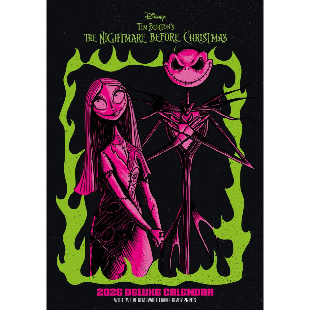 The Nightmare Before Christmas 2026 A3 Deluxe Calendar