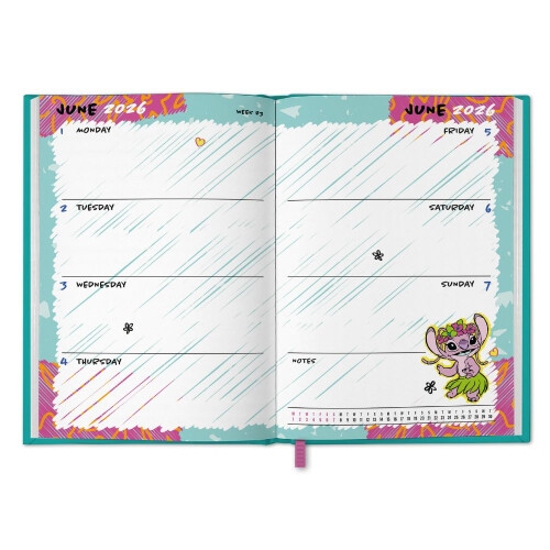 DISNEY STITCH 2026 A5 DIARY 2