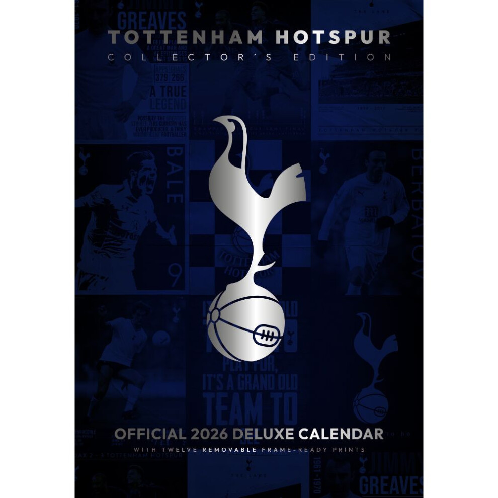 Tottenham Hotspur Fc 2026 A3 Deluxe Calendar