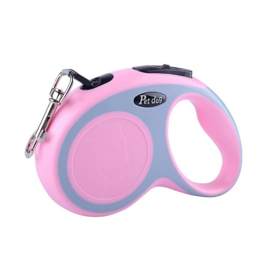 5M Retractable Dog Leash Kitten Auto-retractable Traction Rope Walking Leash
