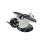 (White) Car Dashboard Decor, Solar Airplane, Solar Powered Aircraft for Tabletop Office 1