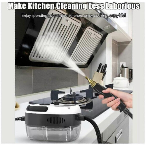 (Blue UK Plug) Eigoods 2500w Handheld High-Temperature Pressurized Cleaner,New Multi-surface 1