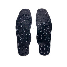 (L 40-45, Black) Magnetic Therapy Acupressure Slimming Insoles - Relieve Pain & Improve Blood Circulation