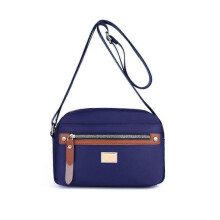 (Blue) Popularate Nylon Crossbody Bag,Waterproof Shoulder Bags with Multi Pockets
