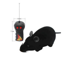 (Black) Interactive Automatic Moving Mouse Toys with Squeaky Sound,Interactive Cat Toys
