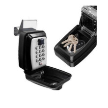 (G14-3 Gray) Waterproof Key Safe Box Wall-mounted Key Box Outdoor Key Box Safe Key Box Wall-mounted Key Safe Box
