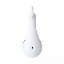(White) Peacock Projection Desk Lamp Party:Remote Control Night Light Home USB Charging
