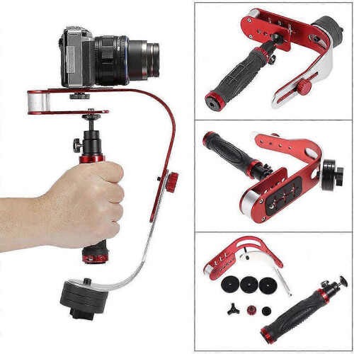 (Black, One size) Aluminum Handheld   Digital Camera Stabilizer  DSLR 5DII Motion camera Steadycam 2