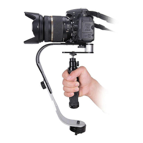(Black, One size) Aluminum Handheld   Digital Camera Stabilizer  DSLR 5DII Motion camera Steadycam 1