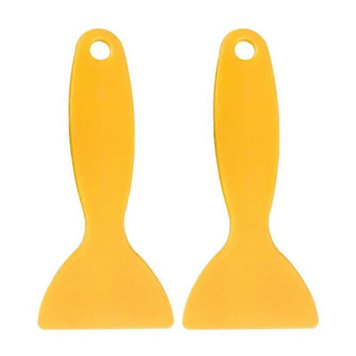 (As show, One size) Multifunctional Scrapper Spatula Precision Shovel Removal for 3D Printer 2pcs
