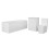 NES Home Bath Toilet Vanity Unit Three Piece White Bathroom Suite  Desner 6
