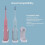 Electric toothbrush holder; 2-pack. 3