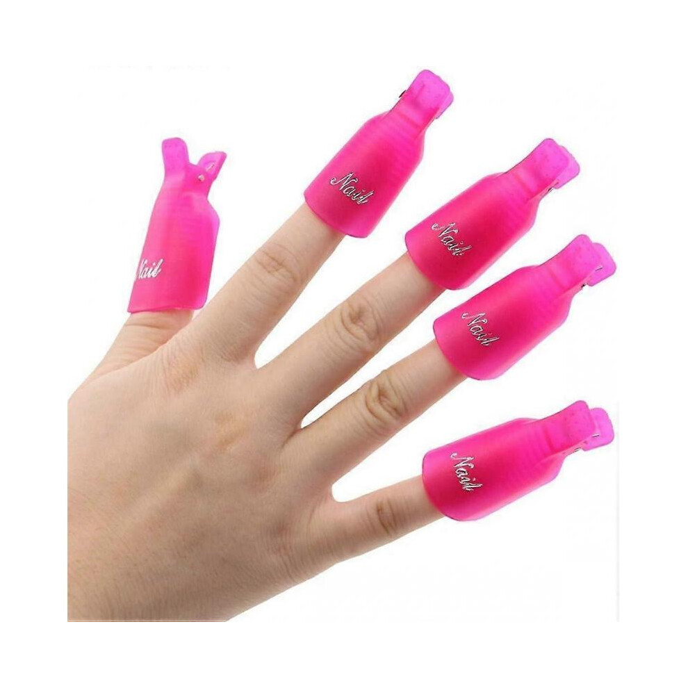 Nail Polish Remover Tool, Nail Pliers Wrap Nail Clip Set Nail Art Soak Off Clip.