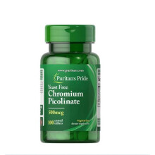 PURITAN'S PRIDE Chromium Picolinate 500 mcg, 100 Vegetarian Tablets