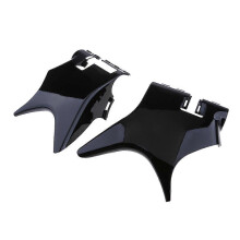 Schwarzer Kunststoffrahmen Nackenschutz für Honda Shadow NV VT400 600 1993-2007 ~ 6458
