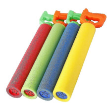 Pistolet à eau en mousse pour enfants, lot de 4, couleurs aléatoires, idéal pour l'été