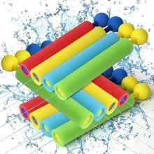 Pistolet à eau en mousse pour enfants, jouets de plage longue portée de 10,7 m (couleur aléatoire),